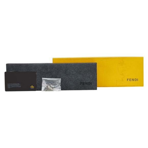 Fendi Horologi Classico Watch 7000L Quartz Movement Black Dial Stainless Stee...